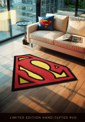 Superman Hand Tufted Rug 2x3 feet From Surya Rugs 2025